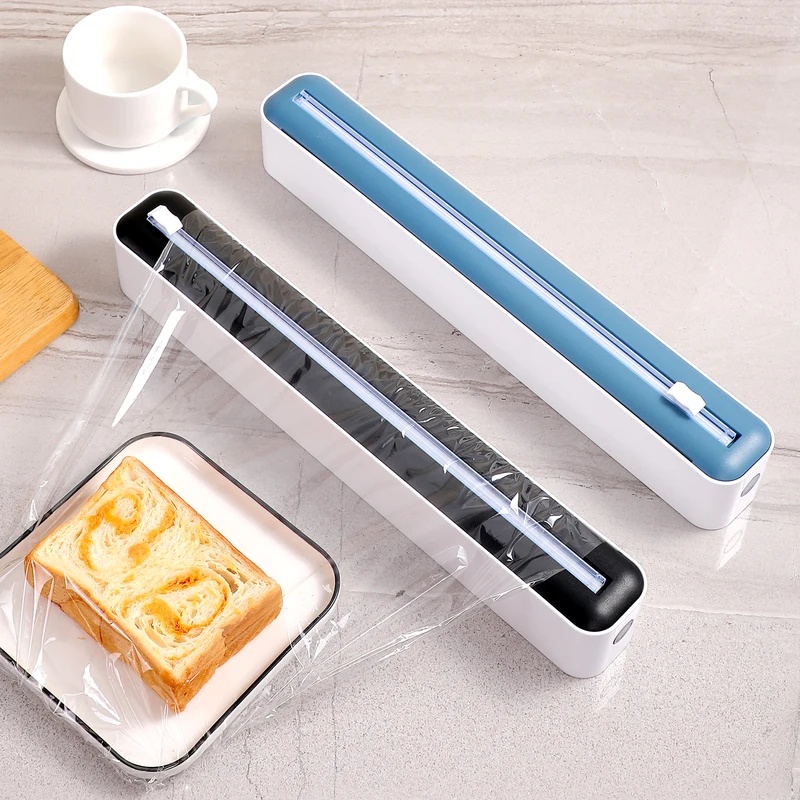 Kitchen Baking Tray Storage - Dispenser Pembungkus Makanan 2 in 1