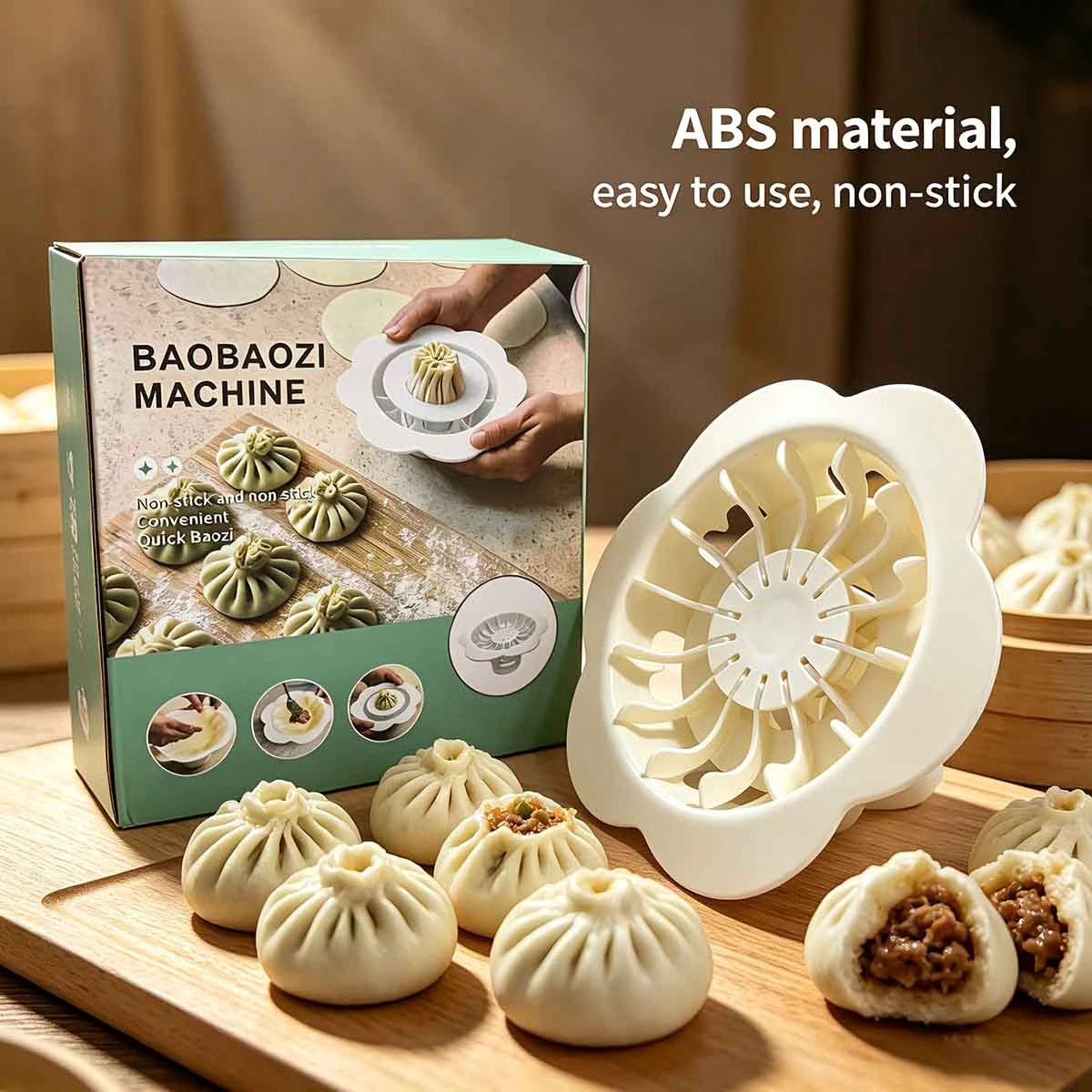 Kitchen Job - Alat Pembuat Bakpao Manual, Bahan ABS