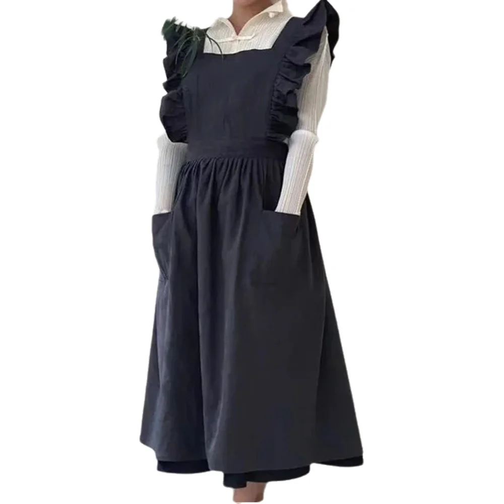 Kitchen Baking Unit - 1 Buah Celemek Antik Linen Katun