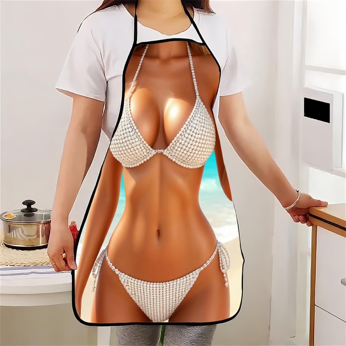 Baking Kitchen At Home - 1 buah Celemek Motif Bikini -