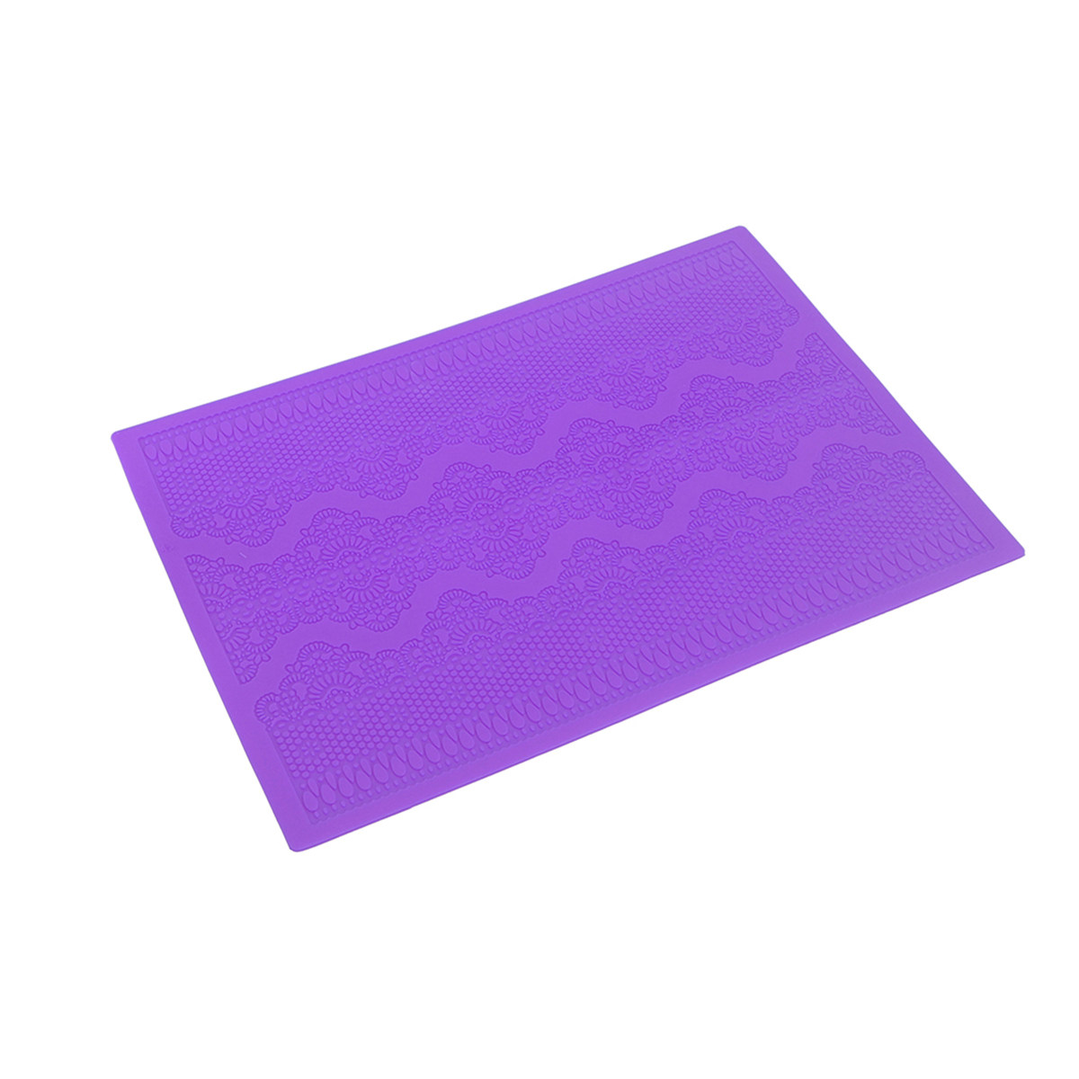 Kitchen Baking Decor - 1pcs Alas Kue Silikon Motif Renda