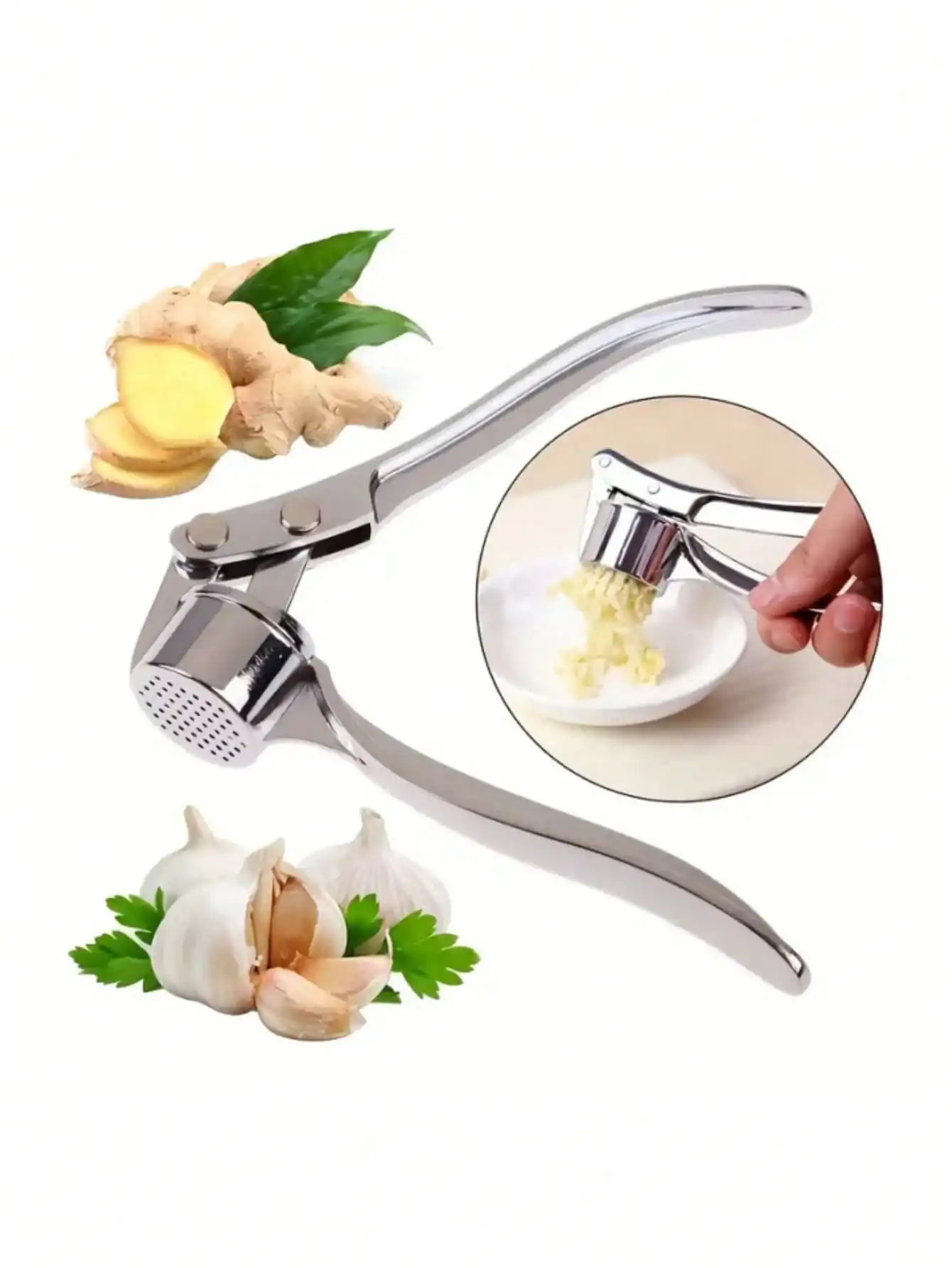Kitchen Job - Alat Penghancur Bawang Putih Dapur, Penggiling