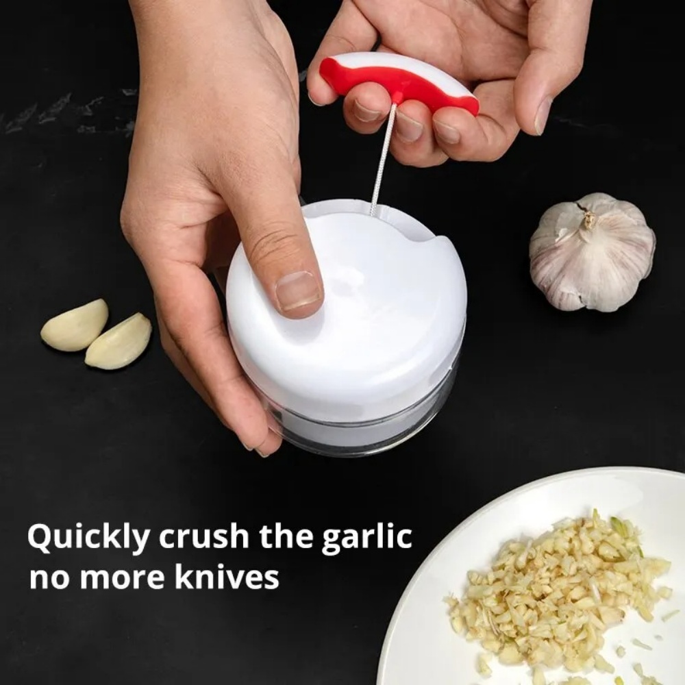 Kitchen Job - Penghancur Bawang Putih Manual, Penggiling Bawang