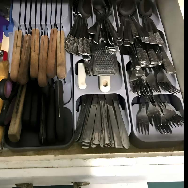 Kotak Penyimpanan Pisau Prakti - Kitchen Baking Tray Storage ulasan dan harga