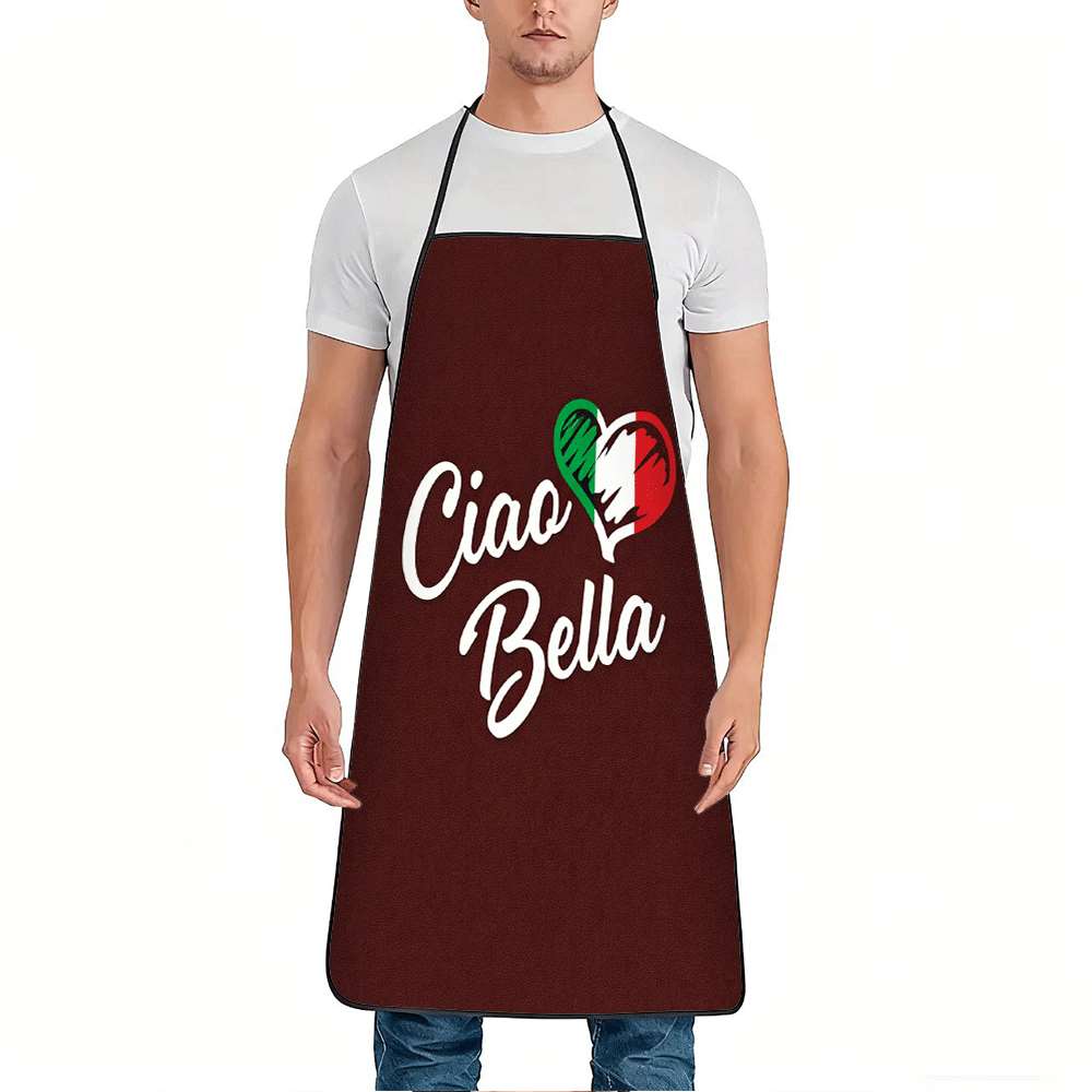1 Buah Apron Bertema Italia ya - Baking Kitchen Design Ideas ulasan dan harga