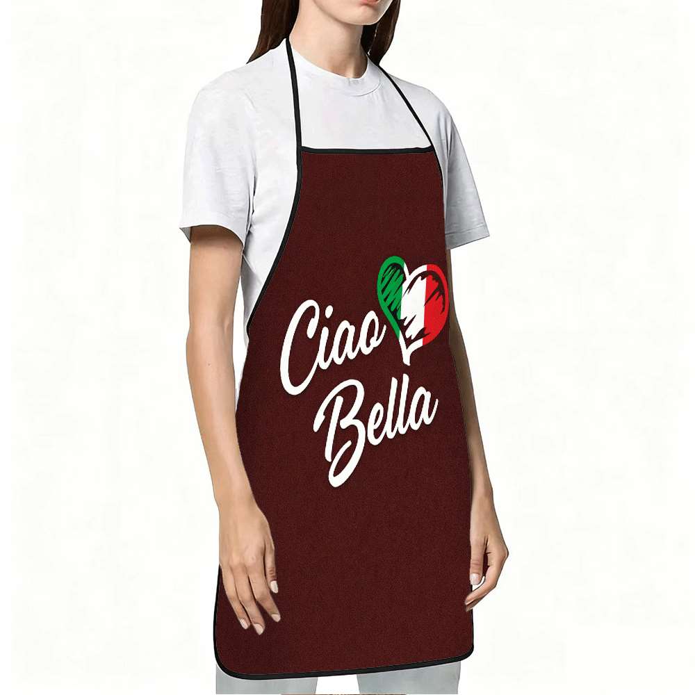 1 Buah Apron Bertema Italia ya - Baking Kitchen Design Ideas ulasan dan harga