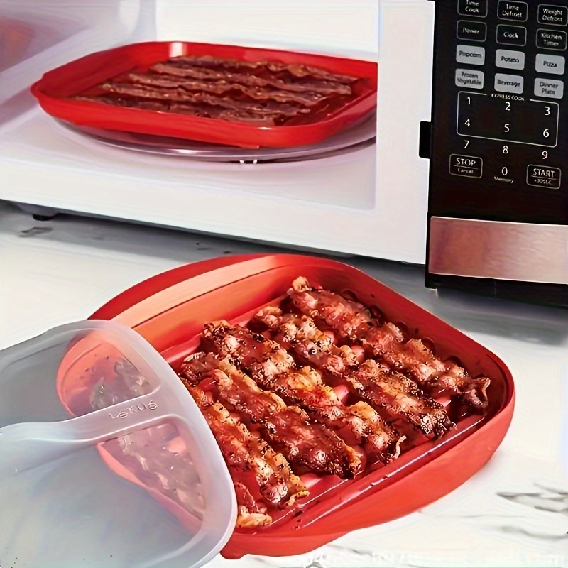 Nampan Pembuat Bacon Microwave - Kitchen Baking Mess ulasan dan harga