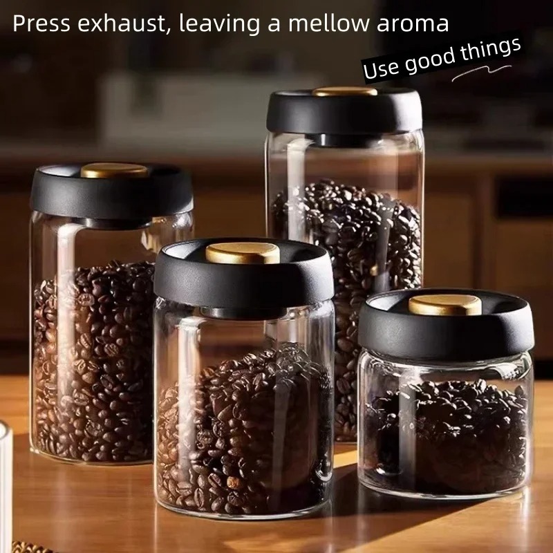Stoples Kopi Vakum Manual Kaca - Kitchen Job ulasan dan harga