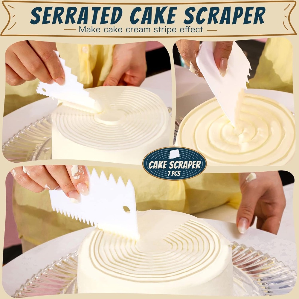 7 Pcs Set Pengikis dan Penghal - Kitchen Baking Decor ulasan dan harga
