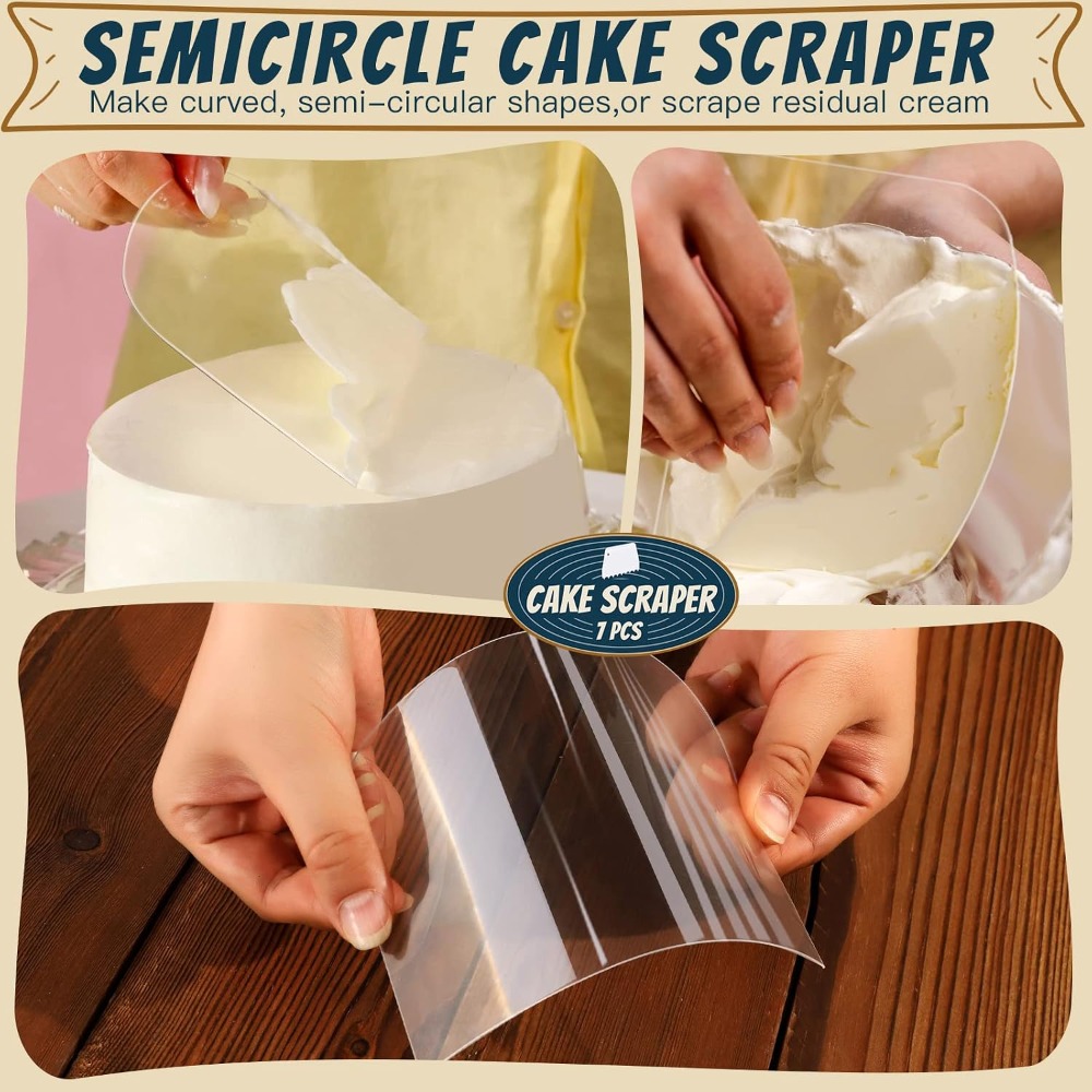 7 Pcs Set Pengikis dan Penghal - Kitchen Baking Decor ulasan dan harga