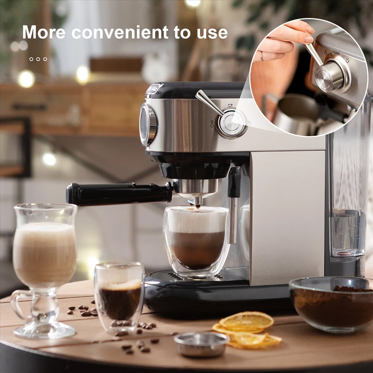 (A25M) Tuas Uap Pengganti untu - Breville Espresso Barista Express ulasan dan harga