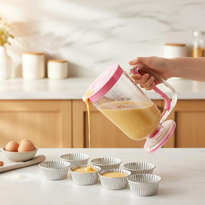 Dispenser Adonan Genggam 900ml - Kitchen Baking Mess ulasan dan harga