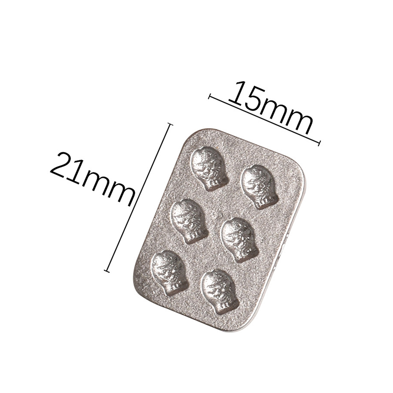 10 pcs Cetakan Kue Miniatur Ru - Kitchen Baking Decor ulasan dan harga