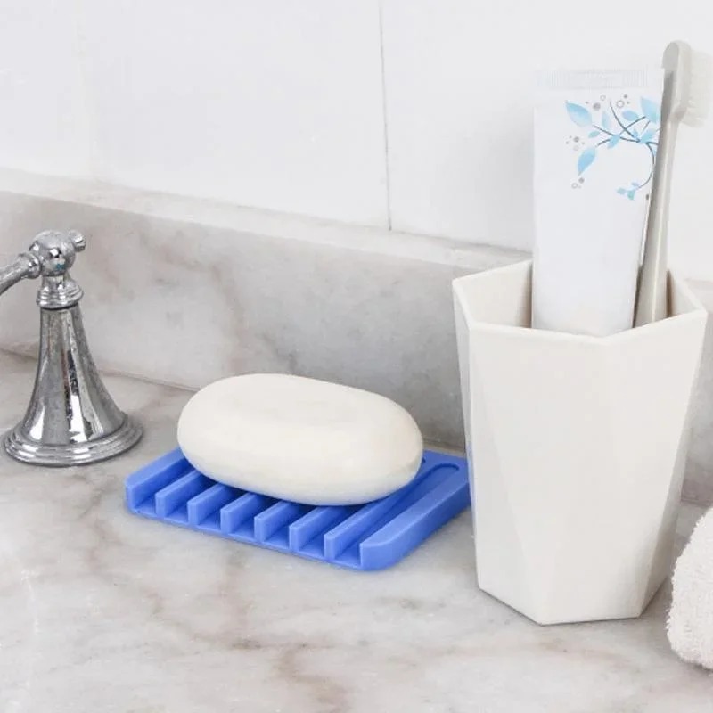 Pemegang sabun silikon, tempat - Kitchen Baking Tray Storage ulasan dan harga