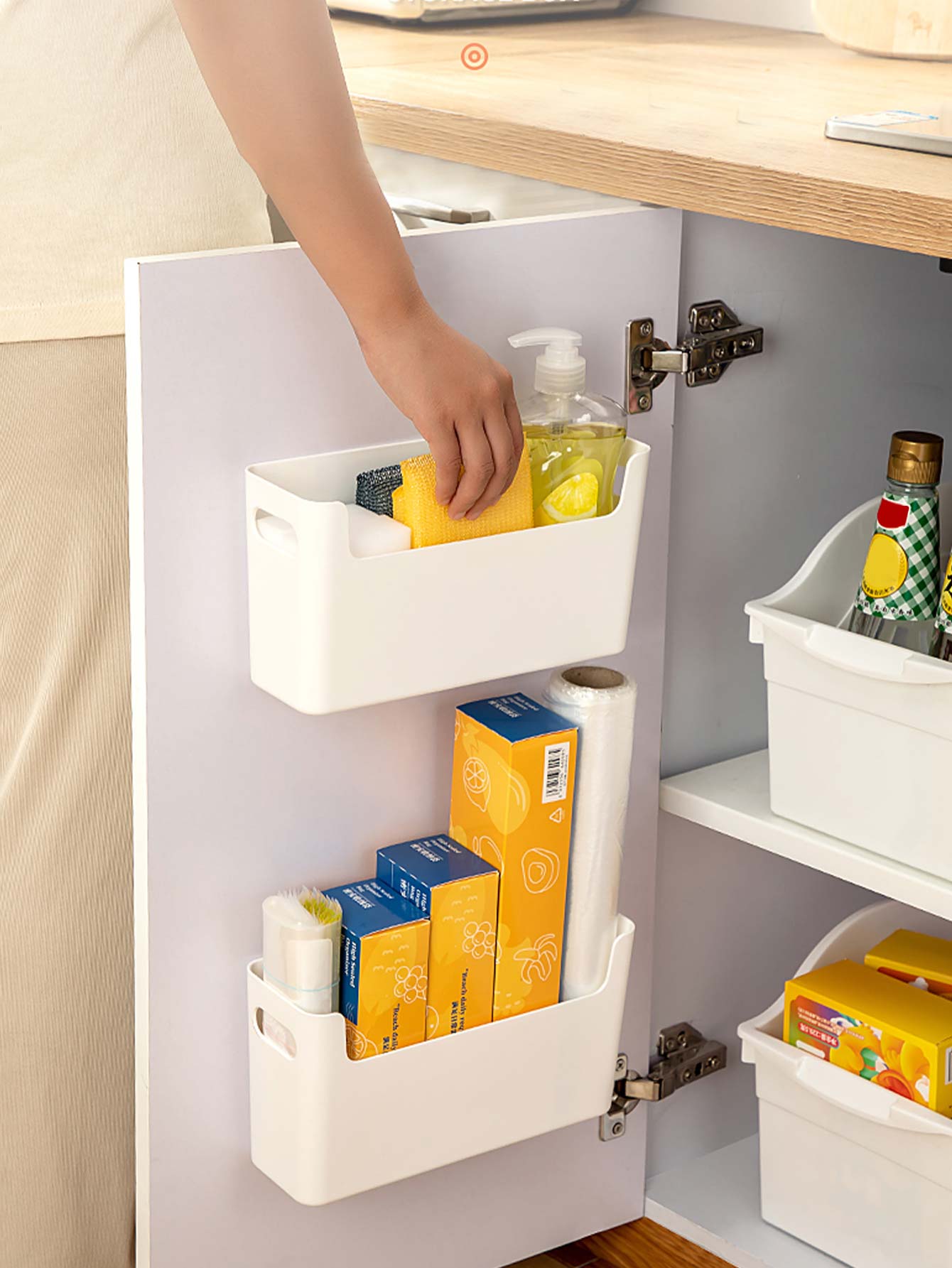 Kotak Penyimpanan Dinding Plas - Kitchen Baking Tray Storage ulasan dan harga