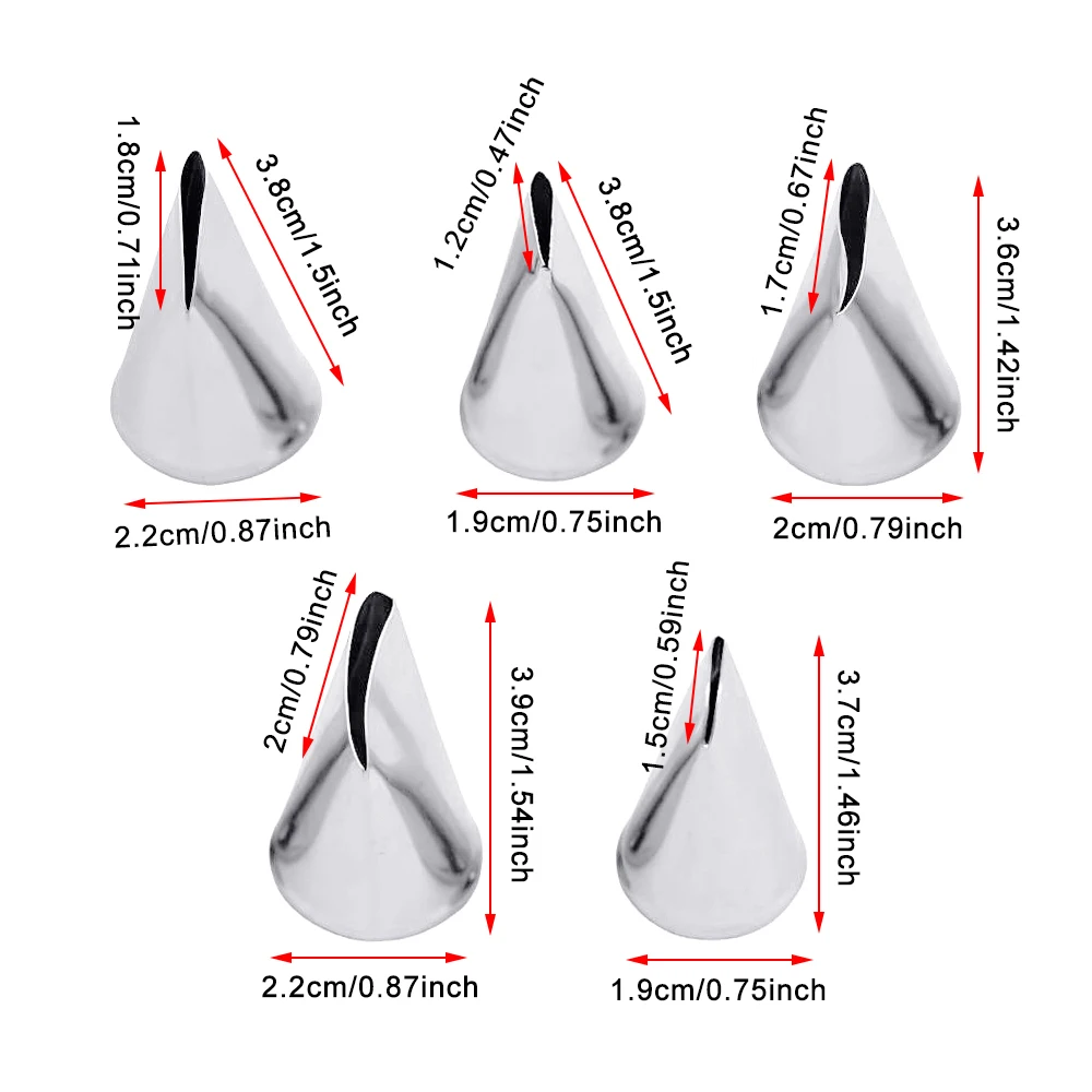 5 buah nosel mawar bunga 5 bua - Kitchen Baking Decor ulasan dan harga